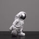 Baiyuan Astronaut ornaments cute model small spaceman home living room desktop decoration ornaments birthday gift starry sky blue four-piece set