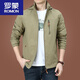 Veste pour hommes en plein air Romon automne et hiver 2023 Nouveaux vêtements d'automne pour hommes d'âge moyen plus veste en polaire