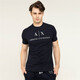 ARMANI/AX MEN MEN'S Logo gedruckte Mode Kurzarm Runde Hals T-Shirt 8nztcj Z8H4Z rot 1463 s
