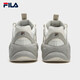 FILA Croissant Shoes Sneakers Women's Casual Shoes Dad Shoes Thick-Soled Shoes Tofu White/Oatmeal Color-TO 37.5