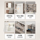 
Hengjie (HEGII) bathroom cabinet, ceramic integrated basin, anti-fouling smart beauty washbasin cabinet combination BK6223-100 Walnut light gray