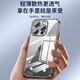 奶小鸭适用苹果16pro手机壳 iphone16pro保护套镜头全包透明超薄防摔软壳网红简约男女款 带镜头膜【钛黑色】气囊防摔丨高透抗氧不黄