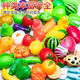 Meibosen Children's Simulation Cut Fruit Toy Cut LeCut Pizza Vegetable Steamer Boy and Girl Play House Cut Look Set There are 6-piece sets of random repeat fruit cuts