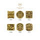 
Chow Tai Fook MONOLOGUE National Tide General Armor Guarding Courage Golden Transshipment Bead for Men and Women MR1477 Brave 17.5cm