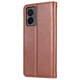 Ju Xiaozhi convient à l'étui de téléphone mobile OppoA56s Flip Leather PFTM20 Wallet Card-Type Plug-In Bitule Full-Pack Anti-Fall Soft Inner Case avec couverture de protection magnétique pour les hommes et les femmes Oppo A56S / A57 Universal [Brown]