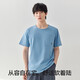 Hailan Home [gleiches Modell in Chen Zheyuan] Pyjamas für Männer, runder Hals reines Baumwoll 100 Baumwoll Antibakterielle Verschleiß Shorts für Outdoor -Shorts