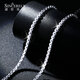 Shengshi Qiyuan Platinum Necklace Men's pt950 Platinum Necklace Men's Pure Platinum Solid Thick Chain Plain Chain Versatile Pendant Clavicle Chain Length 70cm Weight 26.51g Thick About 2.2mm