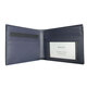 
BALLY men's wallet new cowhide bifold short wallet photo clip card wallet wallet for boyfriend 6305290 dark blue + palladium