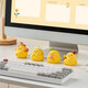 Lu Shanwu cute little yellow chicken cartoon desktop ornaments office work station decoration creative children's study small decoration gift cute little yellow chicken [Love you]