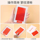 Baby Footprint Table Handprint Table Newborn One-month-old Special Ink Pad Hand and Footprint Table Memorial Baby Hand and Footprint No Wash Ink Oil Baby Souvenir Gift Hand and Footprint Table Baby Footprint Table [Red Large Size Plus 2 Papers]