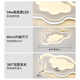 Grand vue sur la chambre de jardin Lumière moderne simple chambre chaude maître chambre nuage clair Creative Creative Minimalist Eye Protection Child's Child's Room plafond Light O685 4867-40cm-Elf Wuji-46W-Full Spectrum
