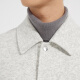 Lilang Leichte Mode-Herrenkleidung [3D-Seiden-Baumwoll-Jacquard] Wollmantel Kurzgestrickte Wolljacke Q4dyr106 Beige L (170)