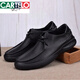 
Kadile Crocodile Brand Single-layer Leather Shoes Breathable Soft-Faced Leather Business Casual Leather Shoes Men's Genuine Leather Top Layer Cowhide Large Size Men's Shoes Soft Sole Black 9912 37 This shoe is one size larger