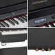 Roland HP702/HP704 Piano eléctrico 88 Key Heavy Hammer Children Beginners Smart Digital Digital Professional Use HP702 (negro) + RH-5 Auriculares + Accesorios Bolsa de regalo