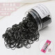 Yiluofu Disposable Rubber Band Girls Baby Hair Band Does Not Hurt Hair Accessories Children Little Girls Headband L10# Thickened Pure Black One Box 95% of People Bought