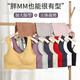 Langsha Lady's fat-wrapped breasts, wide shoulders, seamless chest pads, vests, beautiful back base, single-size middle-aged and elderly large-size bra, blue, suitable for weight 100-180 Jin [Jin equals 0.5 kg]