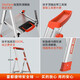 Little Giant Giant House Heringbone Ladder Aluminio Aleación de aluminio Multifunción Plegable Renovación de elevador interior Renovación Actualización Modelo 4 Pasos 15270-001 Altura táctil 3.1m