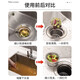 Jidaocook [1000 pieces] disposable sink filter Kitchen leak sink filter Vegetable basin sink net bomb 1000 pieces Encrypted mesh with a extraction box once