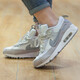 耐克（NIKE）休闲鞋女鞋2025新款夏季AIR MAX 90减震跑步鞋运动鞋DM9922-003 DM9922-103白色雾霾蓝 36.5