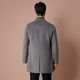 Manteau boni manteau homme et hiver manteau de laine moyen-longueur de la longueur moyenne.