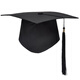 [Graduation Bachelor's Hat] Graduation Ceremony Hat Degree Hat Master's Hat Doctor's Hat Adult Hat Tutor's Hat Tutor's Hat - [Composite Cardboard]