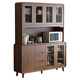 Mulan (Mulan) Nouveau armoire à vin à buffet chinois Cadre de cuisine en bois massif mur intégré Armoire de rangement de salon chinois moderne 5012 Armoire inférieure simple / 120 * 40 * 90cm