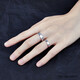 Kaibaolou Pt950 platinum couple ring, men and women turning ring, platinum ring, screw pattern couple ring, free engraving