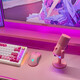 Maono Game Microphone Computer Microphone USB Live Broadcast Mobile Phone Noise Reduction Capacitor Mic Esports Peripheral Desktop Singing Radio Equipment DM30 DM30 Pink (Esports Game Mic Software Tuning)