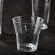 可可屋可日本进口东洋佐佐木锤目纹手工玻璃啤酒果汁饮料杯日式透明茶杯 15903宽口酒杯 290ml 1只