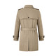 HazZZYS Men's Fall and Winter Jacket Removable Inner Bottom Double Breasts Classic Trench Coat ASWZH01CH01 Camel CM 180/100A 50