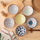 Persson underglaze Chinese-style gift box ceramic rice bowl household dishes set rattan Chunxiao 4.5 bowls 6 pieces