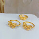 Ningfeng Old Phoenix Gold Store Gold 9999 Bow Ring Fugitive Princess Imitation Gold Live Ring Holiday Girlfriend 1.12g