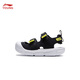 Li Ning children's shoes children's sandals for boys and girls summer style simple and comfortable sports and leisure sandals YKKU020 black-3 25