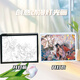 天官赐福镜子灯光画小夜灯定制相框发光画抖音谢怜创意摆件送礼物 3523 天官-陈情令 镜子白框16.5*21插电款