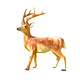 Yi Mingyuan courtyard outdoor garden forest animal landscape decoration resin fiberglass simulated sika deer sculpture ornaments small combination
