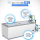 Haier commercial freezer 219/568/719/1029 liters large capacity commercial island cabinet ice cream cabinet glass sliding door supermarket convenience store quick frozen seafood ice cream 719 liters [icecorn ice cream display cabinet] 719HE