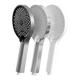 Huida 丨 Druck Duschdusche Kopf für Heimbad und unter Druck gesetzte hohe Druckmassage Regen Duschdusche Kopf [1502 Handheld + Schlauch + Wandsitz] Silber