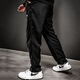 耐克（NIKE）运动裤男裤2025夏季新款梭织透气长裤健身裤休闲裤平口裤 梭织速干直筒DM6627-010黑色 XL 推荐150-180斤