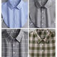 Duoxian Herren gefälschter Kragen neue Baumwollplaid formelle Bekleidungsbank Dekorative Hemdkragen Herbst- und Wintersteuerprofi gefälschter Kragen Einfacher grauer Plaid 3890-120jin [Jin gleich 0,5 kg]