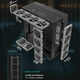 Subeixing AMD 4th generation Xiaolong dual-channel multi-core 128 core 256 thread simulation computing tower server finite element analysis data operation rendering graphics workstation dual-channel 9754 256 core 512 thread main frequency 2.25G 512G memory + 1TB solid state without graphics card