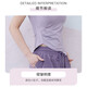 Vansydical sports suit for women running breathable short sleeves and breathable student training fitness yoga suits, lotus purple + cabbage purple five-piece set TC57550 M (women's style recommendation: 95-105Jin [Jin equals 0.5 kg])