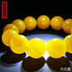 Amber style, one thing, one picture, one certificate, beeswax bracelet for men, natural amber full of honey, chicken fat yellow, no cracks, bracelet 45.47g, bead diameter 18.2mm