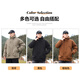 Jeanswest cotton-padded men's winter hooded jacket with cotton, thickened and warm, trendy large size down-padded jacket for men