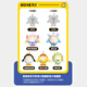 
TOP TOY Eggie Party Dressing Eggie Blind Box Genuine Building Blocks Assembly Children's Toys Boys Birthday Gift End Box