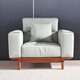 
Guangming Furniture Solid Wood Sofa Modern Simple Soft Bag Sofa Living Room Elm Wood Sofa 3894 Single seat