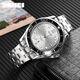 Zeit American Navigation Series Watch Luminous Zeiger wasserdichte Business Style Classic Herren Sport Waterd Quartz Watch 9276 Silberschale Silber Oberflächenstahlgürtel 48mm