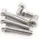 Hethdigg JG-683 304 Groove de acero inoxidable Groove Machine Hexagonal Machine Tornillos Tornillos de perno hexagonal externos GB29.2 M6*10 (100 piezas)