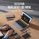 绿联（UGREEN）拓展坞扩展Typec笔记本USB分线器hub集线器雷电3HDMI投屏多接口网线转换器转接头适用笔记本电脑平 15905【5合1】DP8K+USB+PD100W