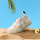 Oetzi Iceman Oz, Ugly Cute Iceberg Jelly Chaussures pour hommes au printemps et à l'automne Chaussures en toile à semelles épaisses pour femmes, couples polyvalents, chaussures à la mode, beige T23120129 35