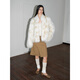 Fu zhien polar schnee sagafurs fuchs pelzmantel handgefertigte wisch gedruckte zweifarbige pelz mantel winter apricosen gelb l